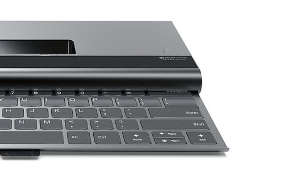 Lenovo MOZI notebook con proiettore e tastiera retrattile premio Red Dot