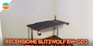 recensione blitzwolf bw-gd2 scrivania gaming copertina