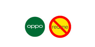 oppo store realme sparisce