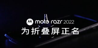 moto razr 2022 smartphone pieghevole display