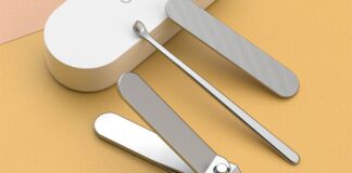 Xiaomi YouPin Clicclic Nail Clipper set pulizia unghie e orecchie offerta luglio