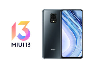 redmi note 9 pro miui 13 android 12