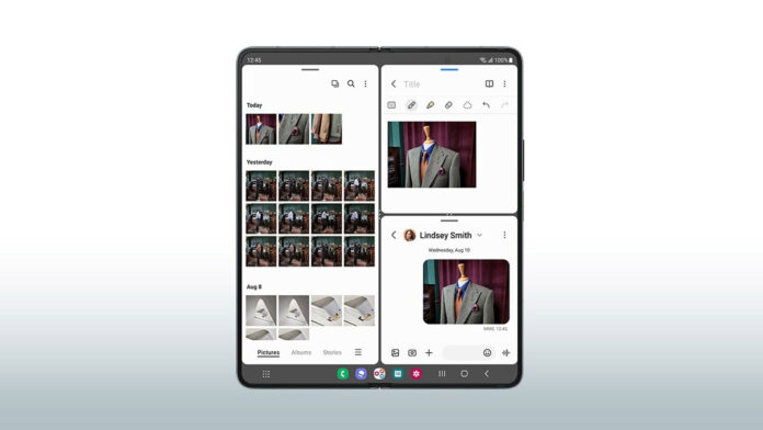 samsung galaxy z fold one ui 4.1.1 android 12l