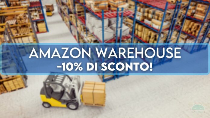 Warehouse a sorpresa: 10% di sconto sull'usato garantito