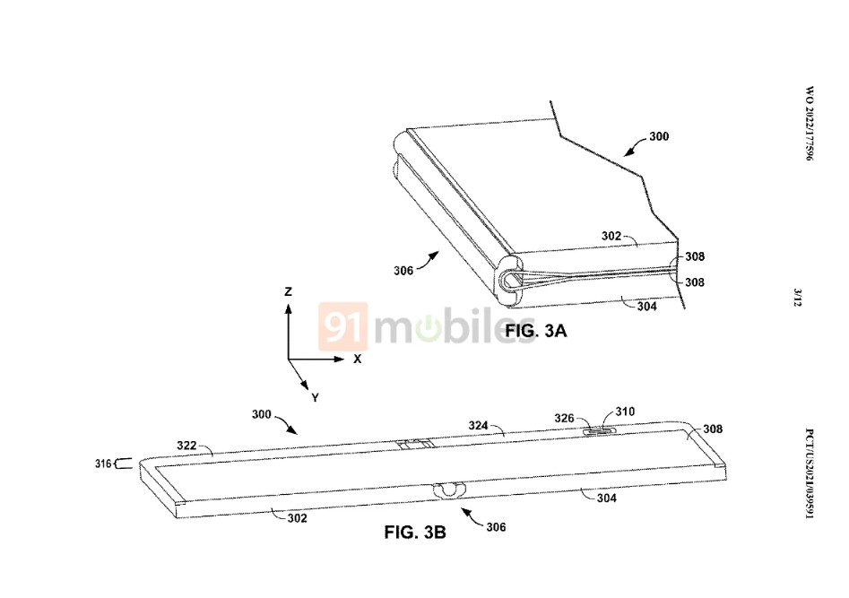 Google Pixel Fold smartphone pieghevole brevetto OMPI leak