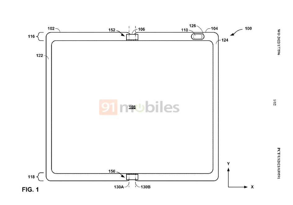 Google Pixel Fold smartphone pieghevole brevetto OMPI leak