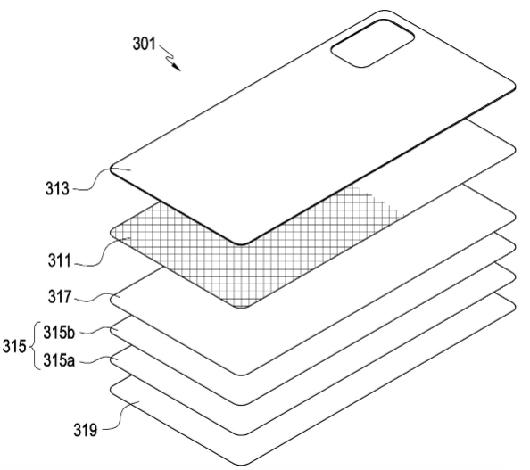 Samsung brevetto smartphone display trasparente leak