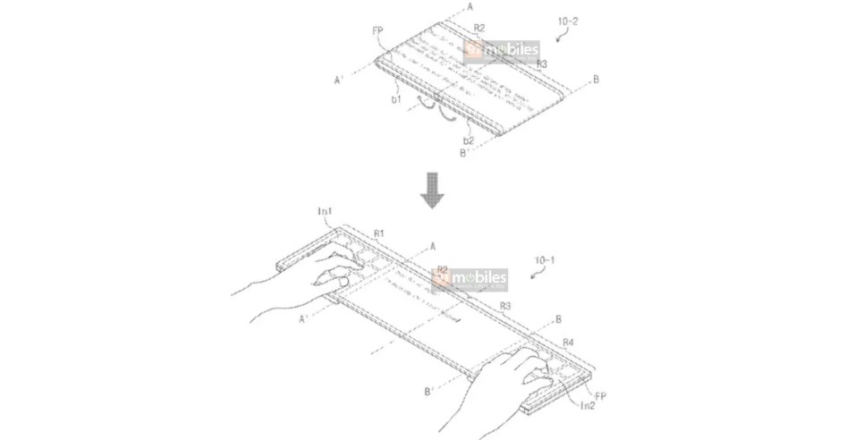 Samsung display flessibile pieghevole da polso brevetto leak