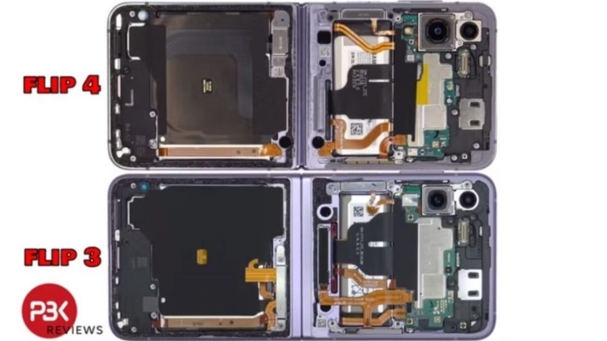 Samsung Galaxy Z flip 4 smontaggio riparazione video