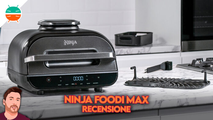 Recensione-Shark-Ninja-Foodi-Max-friggitrice-elettrica-carne-pesce-verdure-arrosto-automatico-sensore-cottura-ricette-caratteristiche-prezzo-coupon-sconto-amazon-italia-copertina