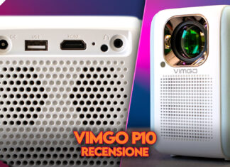 Recensione vimgo p10 proiettore android economico qualità lumen luminosità prezzo sconto miglior coupon italia