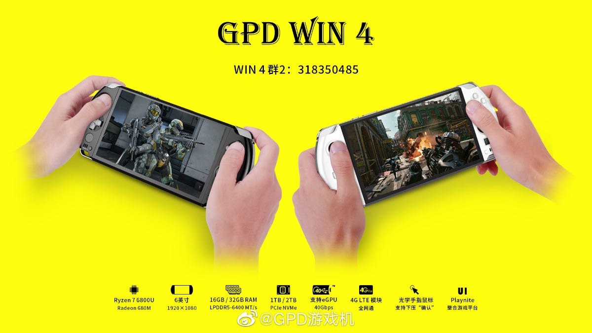gpd win 4 console portatile windows caratteristiche prezzo 2