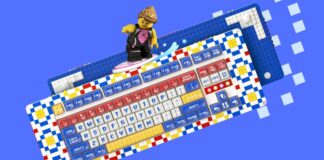 Tastiera meccanica Pixel compatibile prodotti Lego caratteristiche uscita prezzo