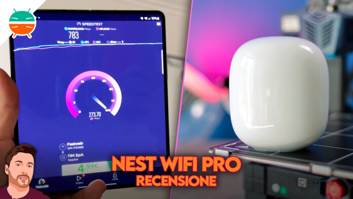 Recensione Google Nest WiFi Pro mesh 6e veloce prestazioni caratteristiche migliore confronto sconto coupon italia