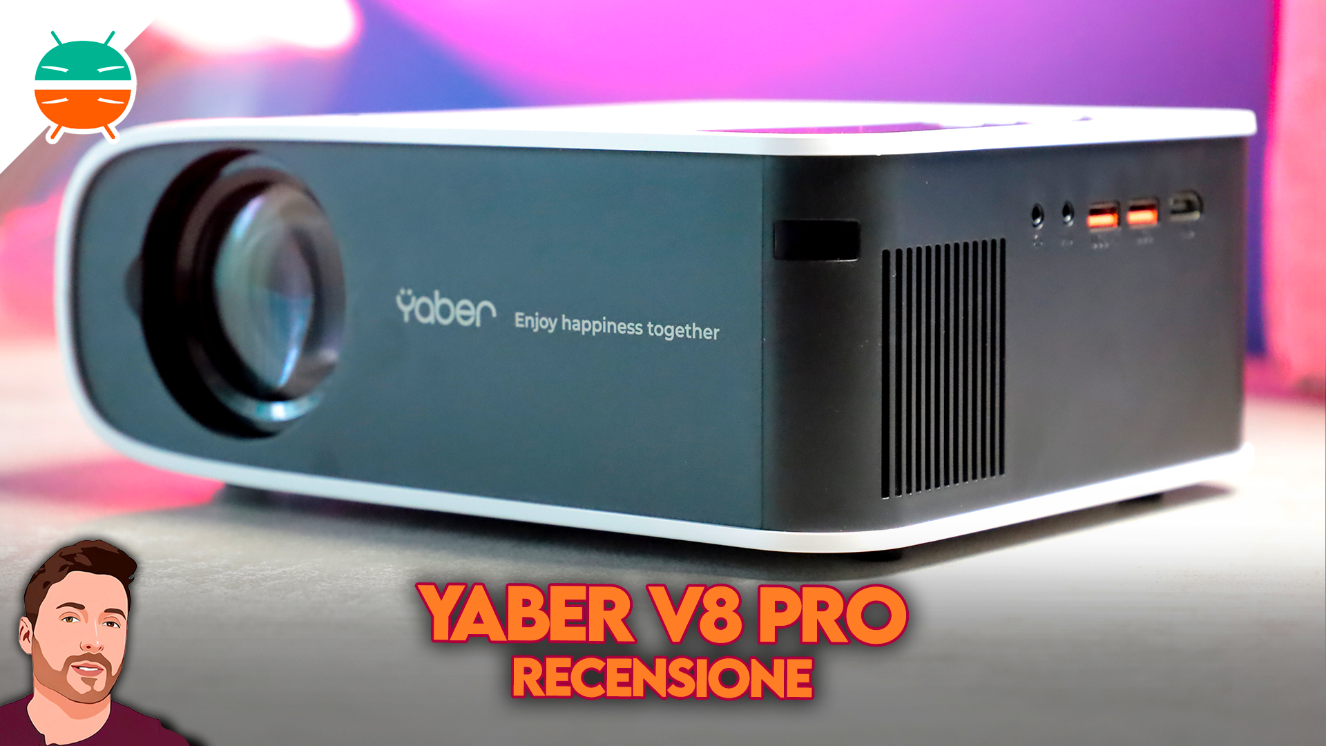 Yaber V8 Pro review: an excellent economic projector - GizChina.it