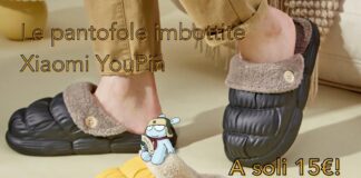 Pantofole invernali imbottite Xiaomi YouPin - Offerte lampo e codice sconto