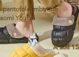 Pantofole invernali imbottite Xiaomi YouPin - Offerte lampo e codice sconto