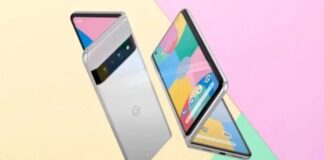 Google Pixel Fold caratteristiche display leak