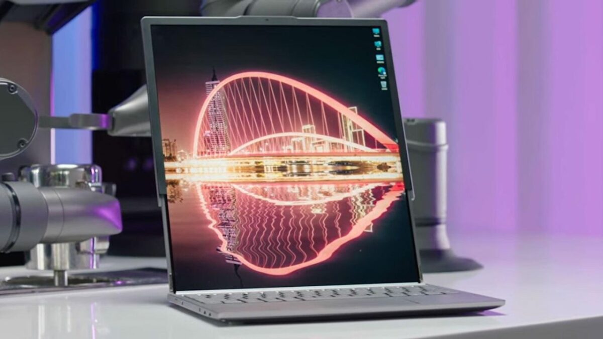 Lenovo ThinkPad laptop con display arrotolabile