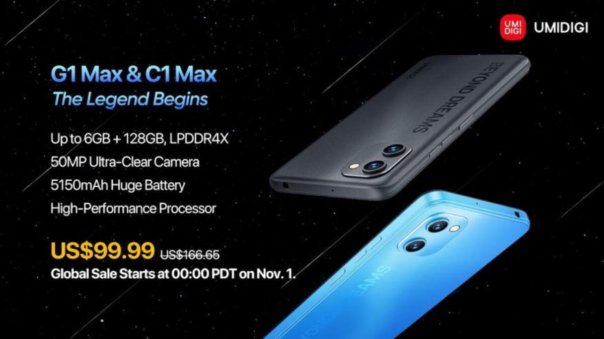 UMIDIGI G1 Max C1 Max ufficiale caratteristiche specifiche tecniche uscita prezzo