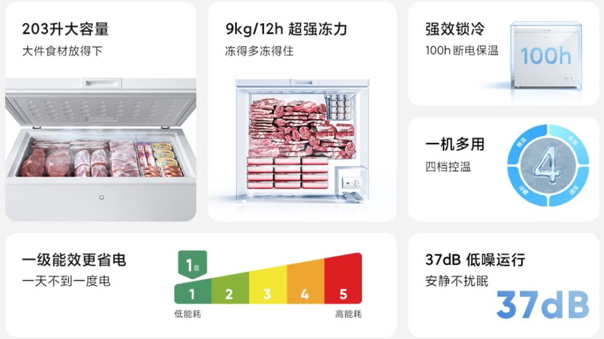 Xiaomi Mijia Freezer 203L