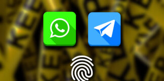 come proteggere whatsapp telegram impronta digitale