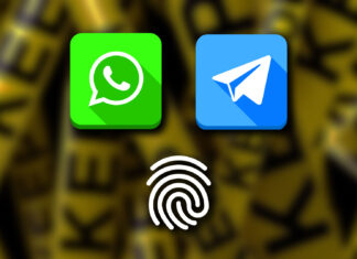 come proteggere whatsapp telegram impronta digitale