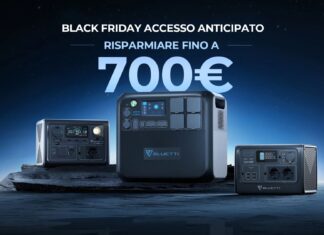 Bluetti generatore energia sconti black friday