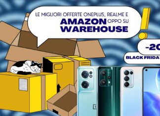 Le migliori offerte OPPO, OnePlus e Realme su Amazon Warehouse -20% | Black Friday 2022