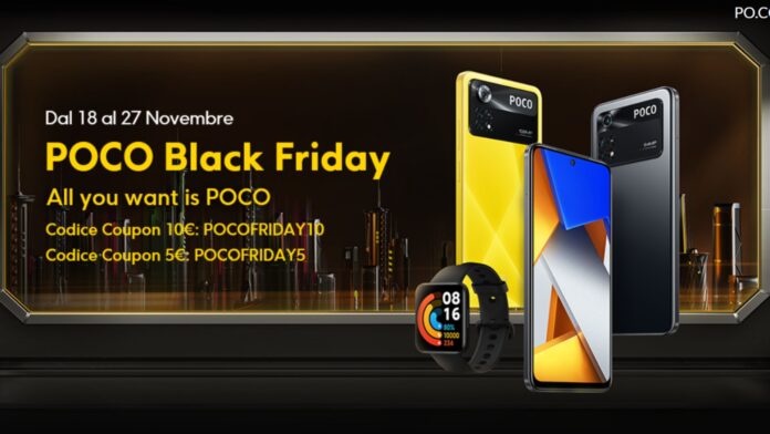 POCO smartphone smartwatch offerta black friday 2022