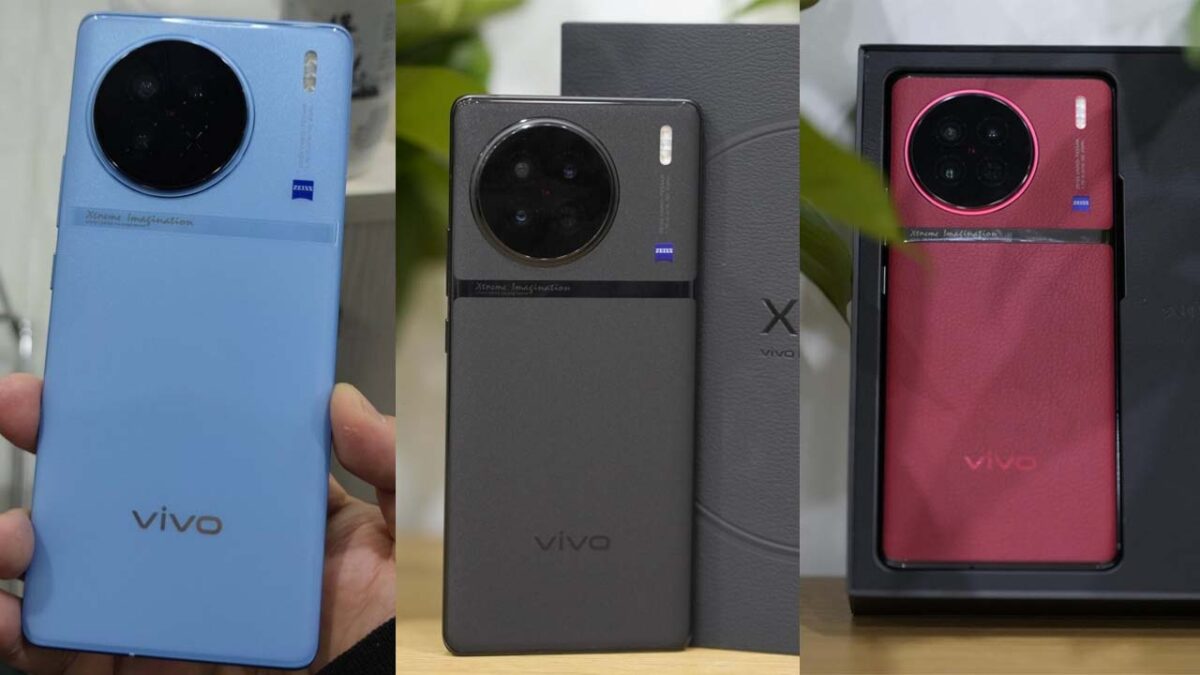 vivo X90 and X90 Pro + between live photos and render: all colors