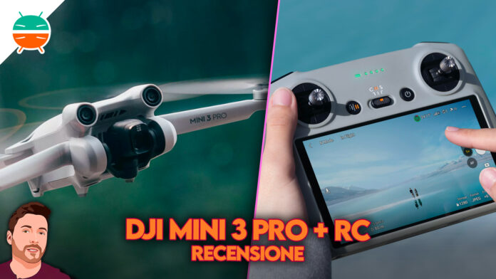 Recensione DJI mini 3 Pro RC controller Fly More Kit miglior drone regalare natale vacanza 4k hdr batteria portata segnale leggero prezzo sconto coupon italia