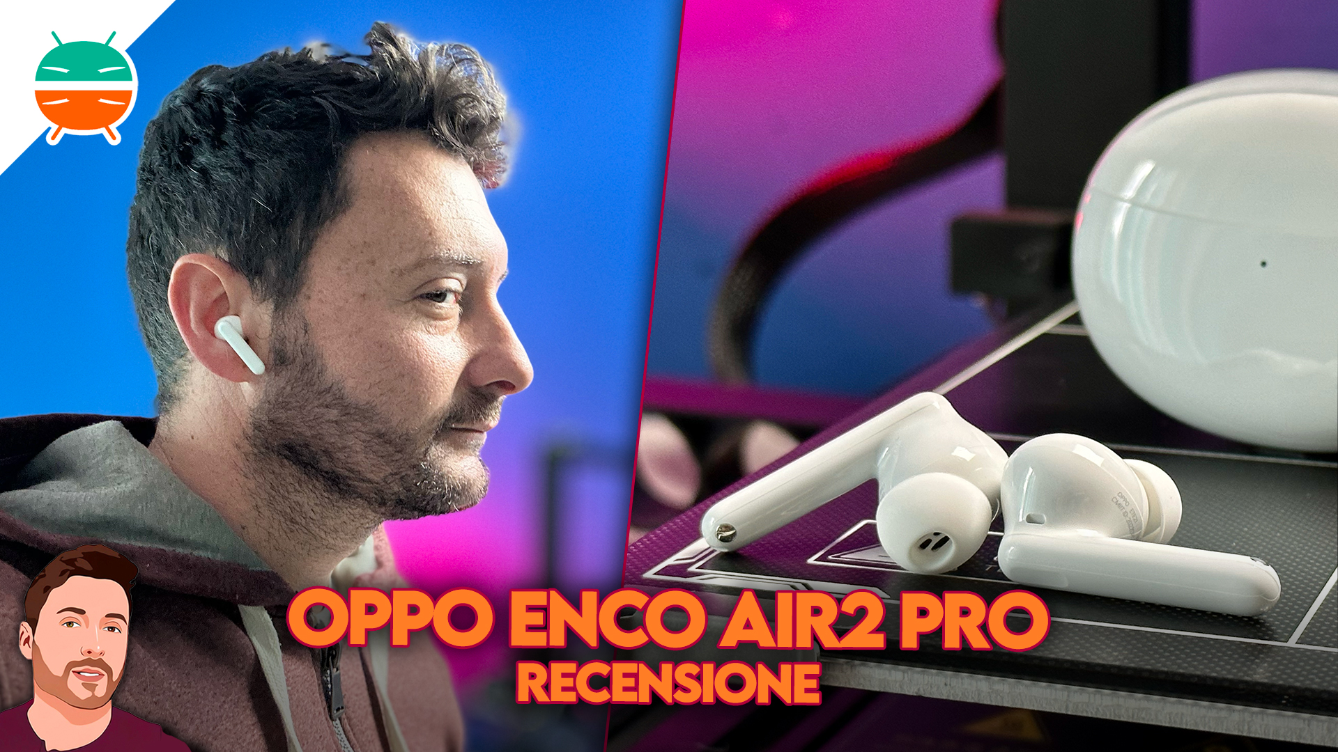 Oppo Enco Air2 Pro Auriculares Bluetooth True Wireless con Cancelación de  Ruido Blanco, PcComponent