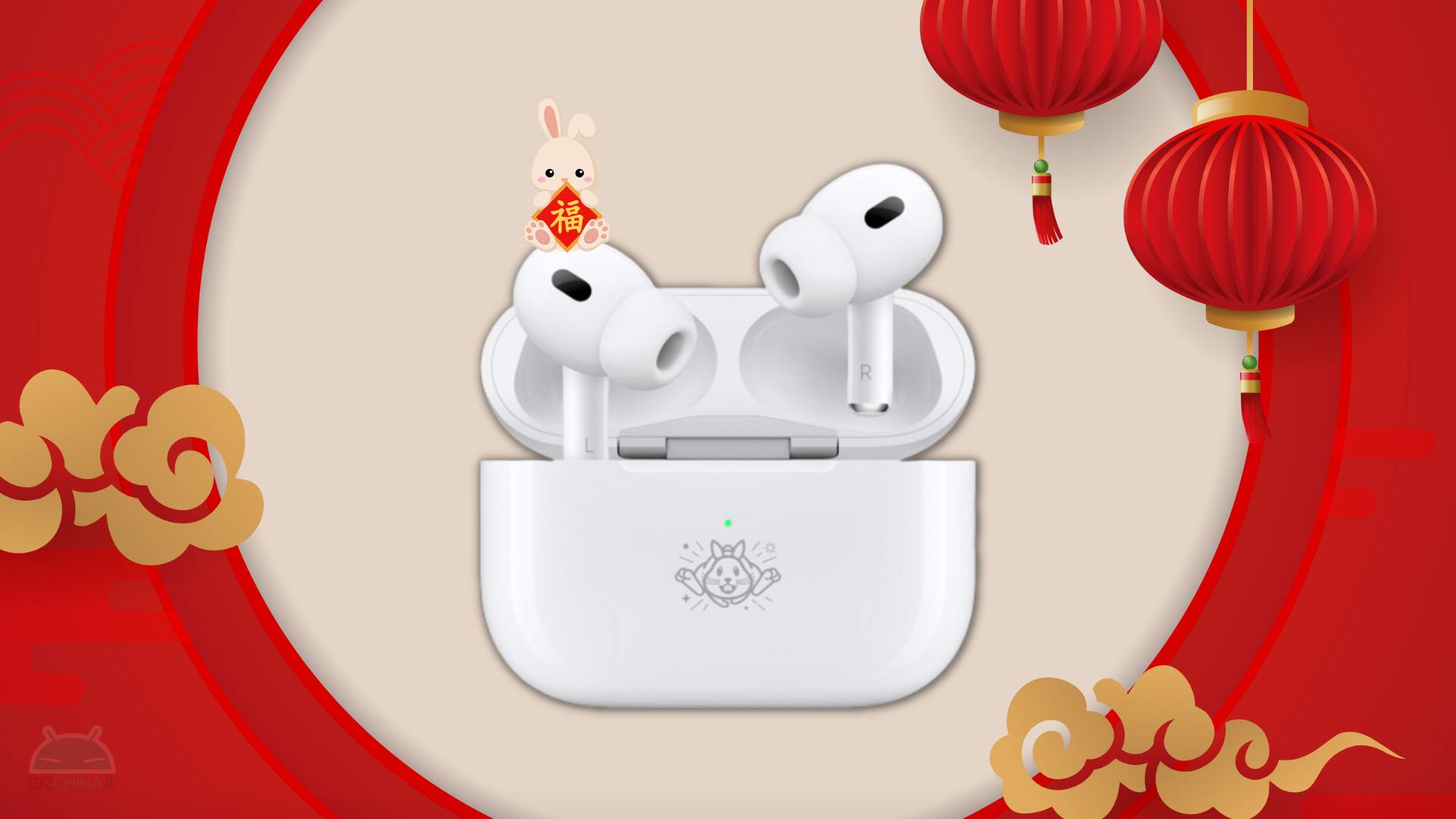Foto warmte Allerlei soorten Apple presenteert de nieuwe AirPods Pro gewijd aan het Chinese Nieuwjaar -  GizChina.it
