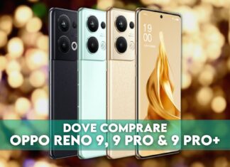 Dove comprare OPPO Reno 9, 9 Pro e 9 Pro+