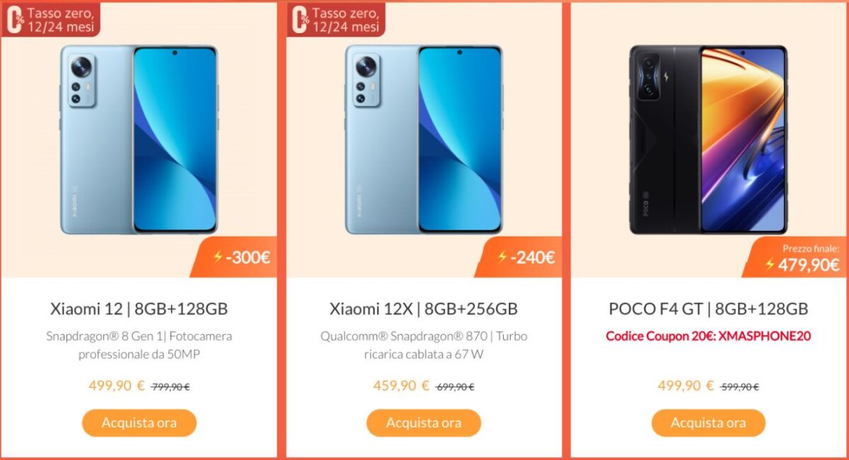 Xiaomi offerte di Capodanno