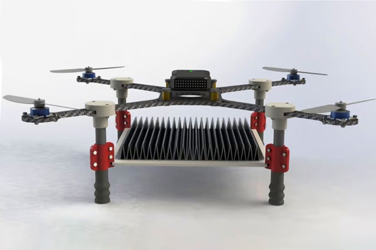drone laser batteria infinita