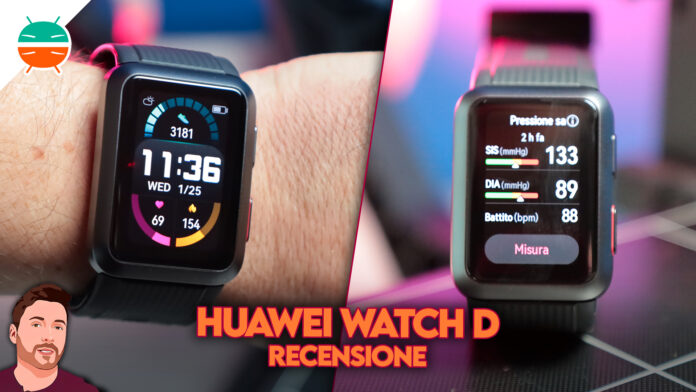 Recensione-Huawei-Watch-D-smartwatch-misuratore-pressione-polso-precisione-funzioni-temperatura-ECG-migliore-prezzo-sconto-offerta-coupon-italia-copertina