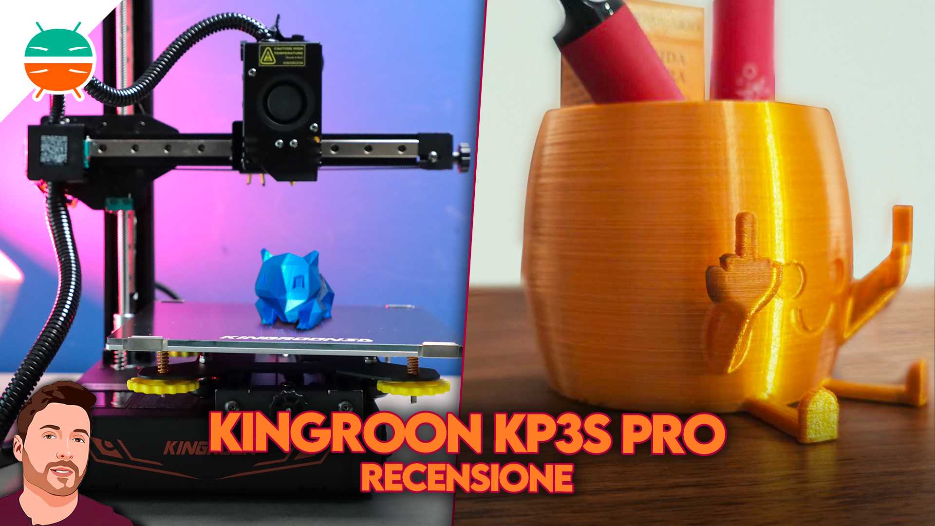 Recensione Kingroon KP3S Pro: compatta ed economica 