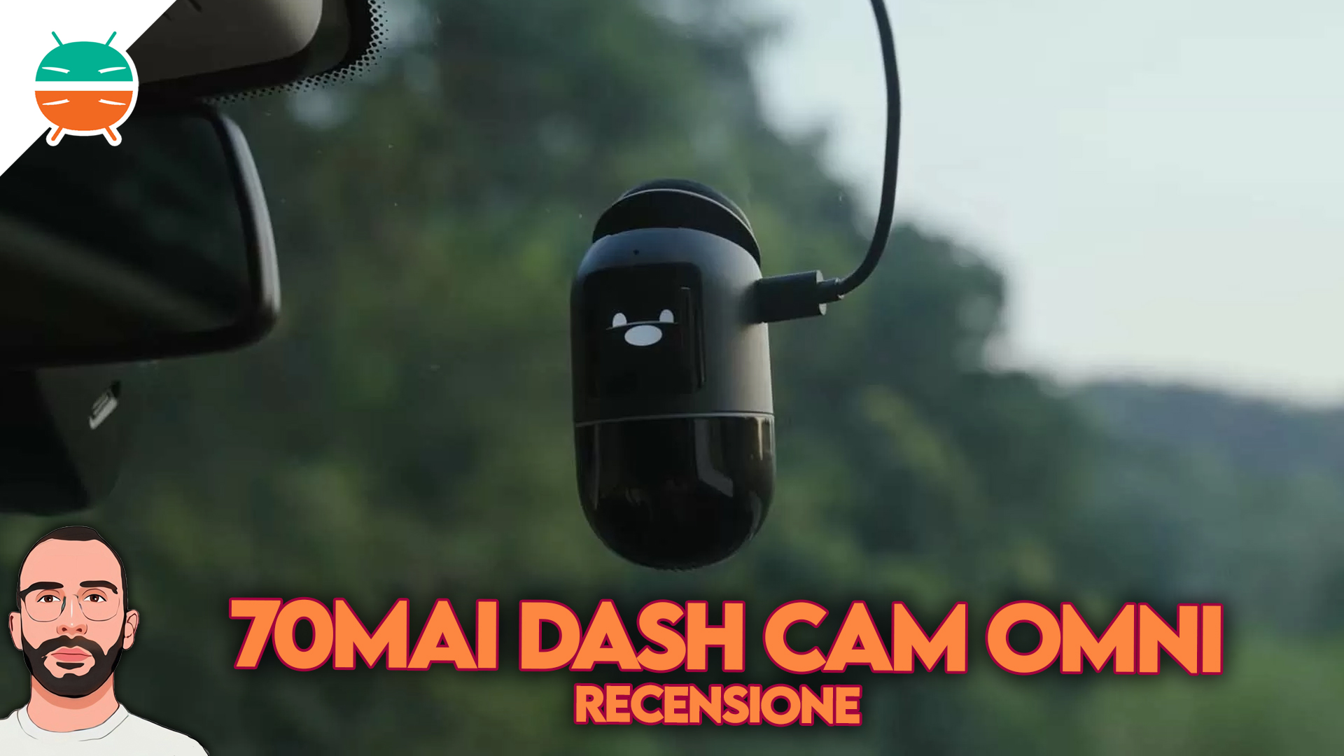70mai Dash Cam Omni, Patented 360 Design, For Car Security