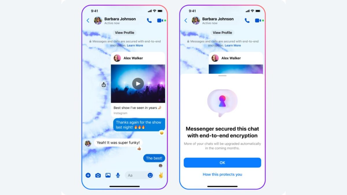 Facebook messenger chat crittografate personalizzazione