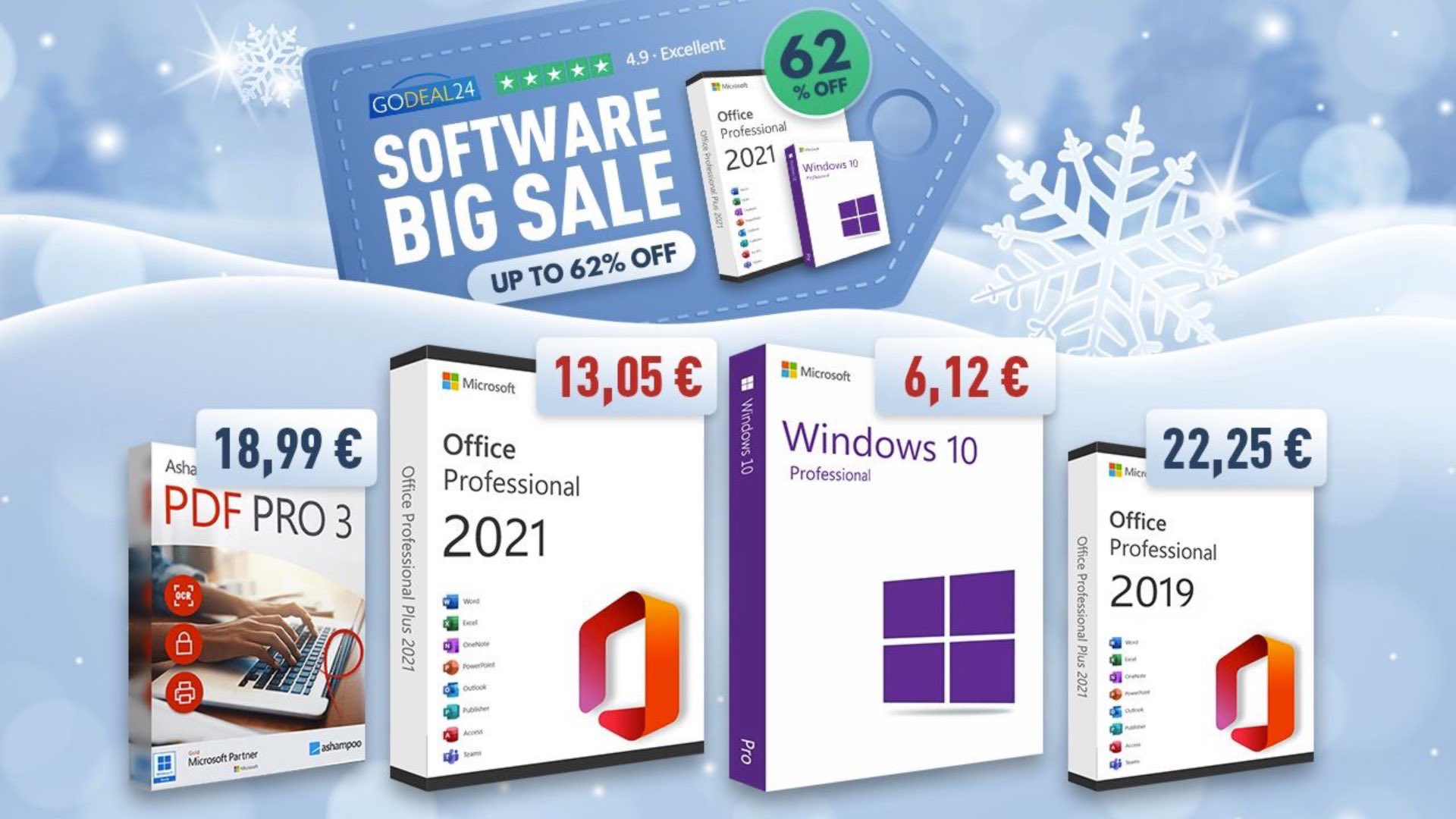 Windows 10 a soli 6€ e Office 2021 a 13€? Come risparmiare con GoDeal24 