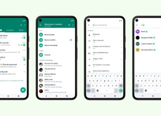 WhatsApp aggiornamento ricerca messaggio per data condivisione file drag and drop