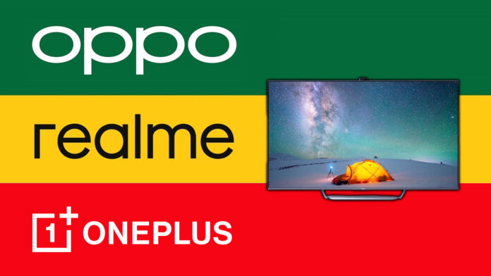 oppo oneplus realme smart tv