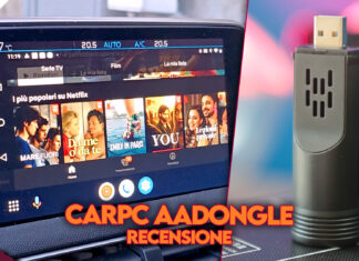 recensione car pc aadongle android auto play store netflix app giochi caratteristiche prestazioni sconto indiegogo italia