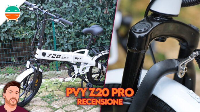 recensione pvy z20 pro bici elettrica pieghevole potente 500w acceleratore batteria legale pedalata assistita sconto coupon italia