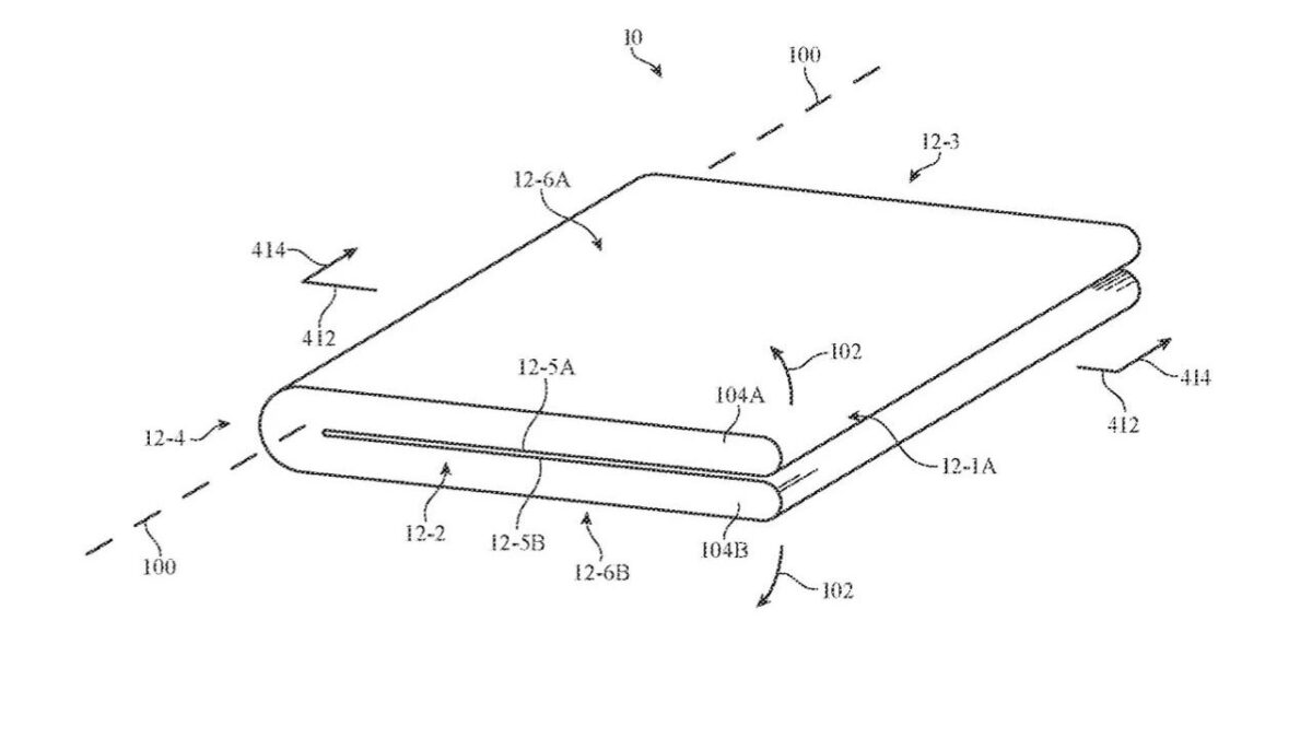Apple iPhone pieghevole bordi controlli touch brevetto