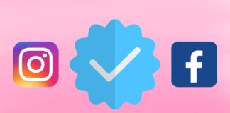 Meta Verified Badge Blu verifica a pagamento per facebook instagram