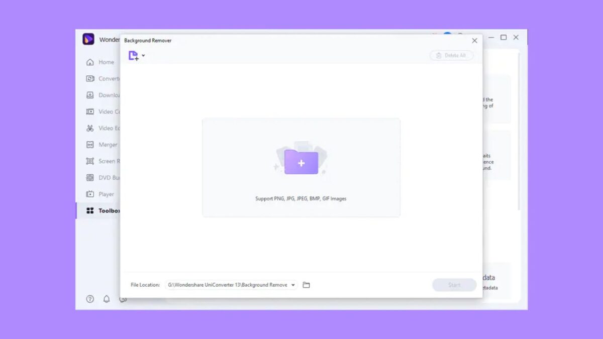 Wondershare UniConverter come rimuovere lo sfondo di immagini video su Windows e Mac
