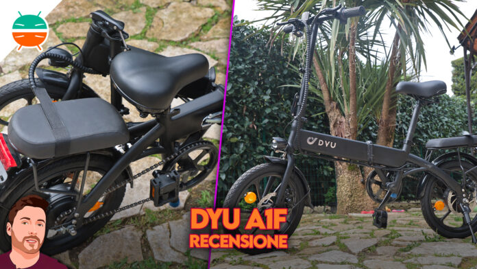 Recensione-DYU-A1F-migliore-bici-elettrica-pieghevole-economica-potente-autonomia-batteria-sconto-prezzo-offerta-pieghevole-italia-copertina